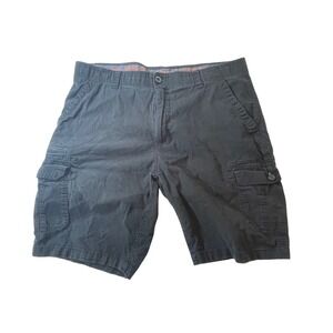Wearfirst Shorts Mens 40  Black Belt‎ Skater Outdoor 10 IN Golf Ripstop Stretch